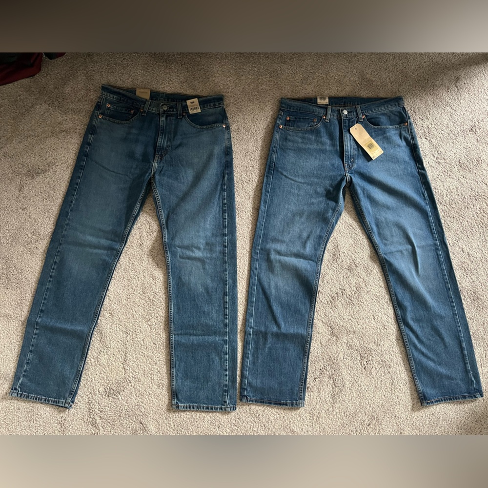 Men's Levi’s 505 Blue Jeans - 34 x 32